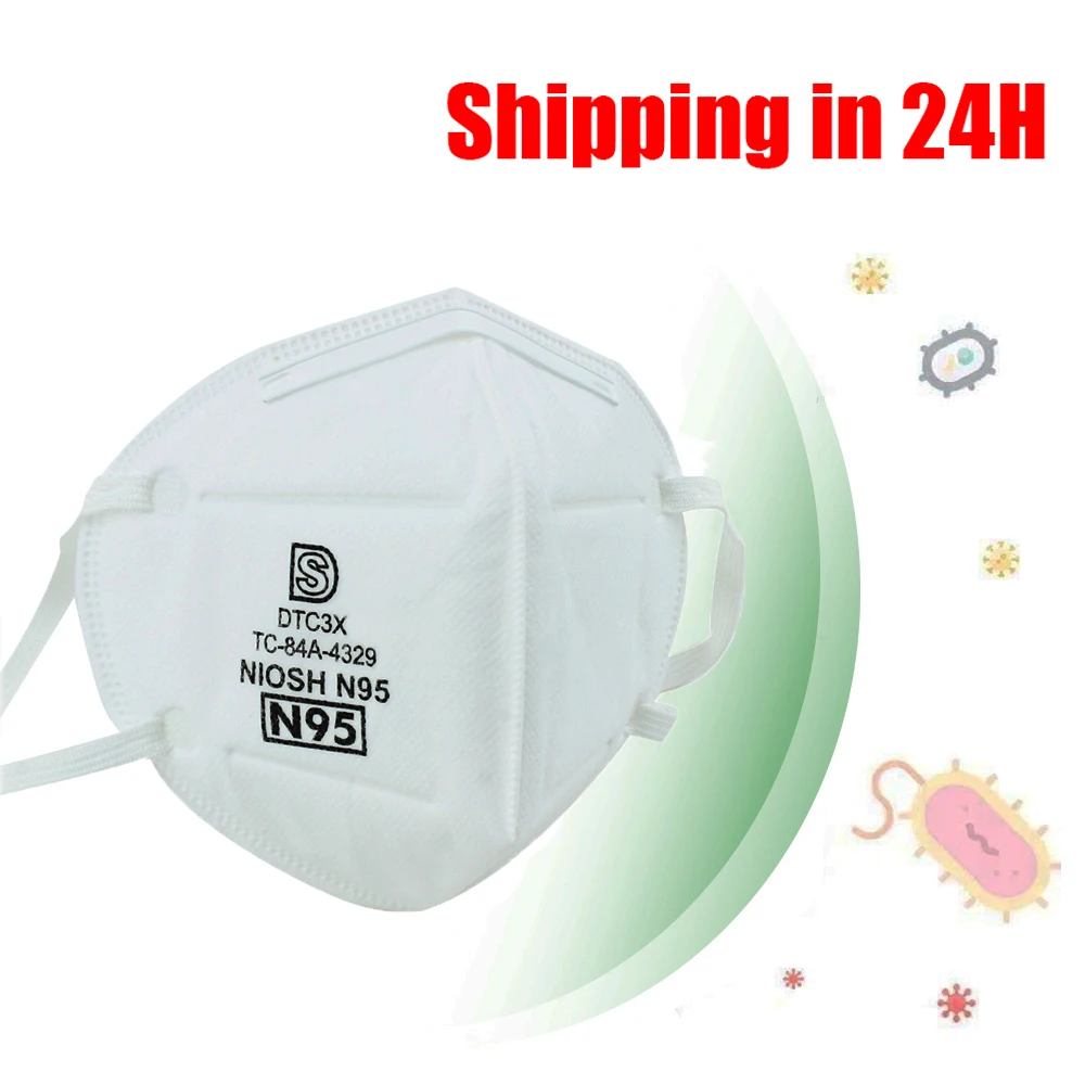 

10/20pcs N95 Dustproof Face Masks Anti-fog Filtration Outdoor Breathable Dust Mask Against Droplet Dust Particles Masks