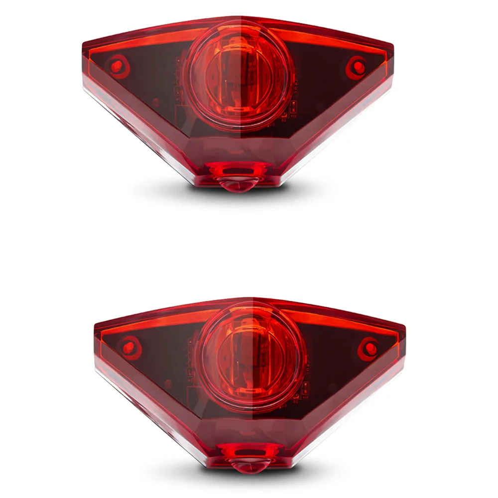 Two pieces Задний фонарь Onature для электровелосипеда E, вход для велосипеда DC6V, 12 V, 18 V, 24 V, 36 V, 48 V, 60 V, мощный свет для Bafang, светодиодный задний фонарь eBike - Цвет: Two pieces
