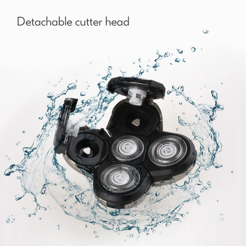 Многофункциональная бритвенная электробритва 5 в 1 Мужская бритва для лица 5D плавающие головки моющиеся триммер для бороды аккумуляторные бритвы 45D