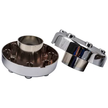 

New 2005-2016 for Ford F350 Dually Front 4X4 Open Chrome Wheel Center Hub Caps