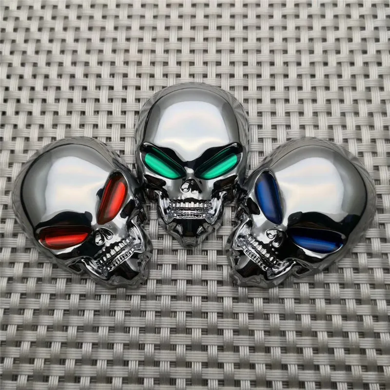 

3D ABS Skull Car Stickers Beautiful Motorcycle Truck Emblem Decals Car Moto Decoration Accessories
