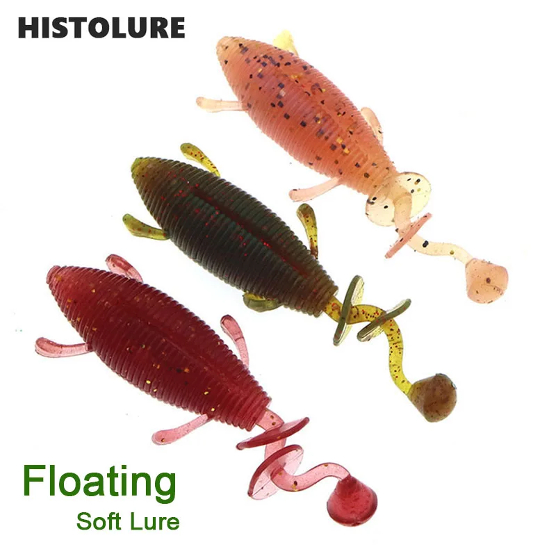 HISTOLURE 3pcs/bag Ephemera 95mm 11g Fishing Lure Soft TPR Silicone Baits Snakehead Fish Artificial Bait Tackle | Спорт и
