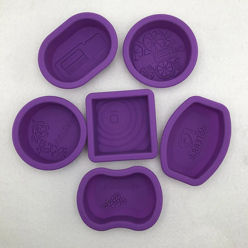 Food Grade Silicone Soap Mold BPA Free 6 Kinds Shape Handmade Cold Process Art Soap DIY Dessert Pastry Tool Muffin Pudding Party