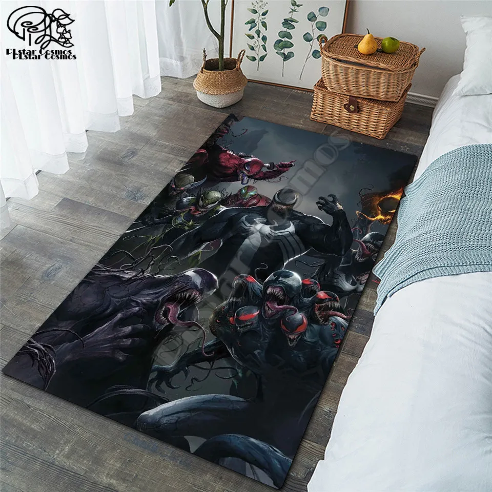 

Venom Pattern Anti-Skid Area Floor Mat 3D Rug Non-slip Mat Dining Room Living Room Soft Child Bedroom Mat Carpet 04