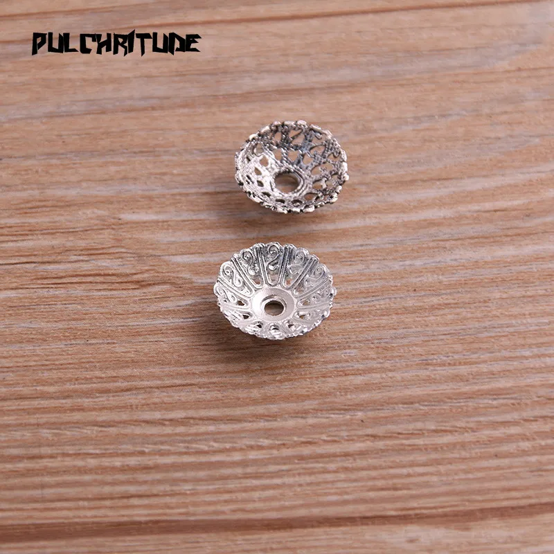 Pulchrode 30 шт. 15*15 мм два цвета сосуд полый цветок буквы S DIY разделенные ювелирные аксессуары Подвески для изготовления ювелирных изделий