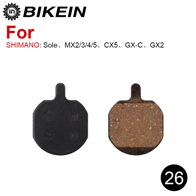 BIKEIN-4 пары(8 шт.) велосипедные MTB велосипедные дисковые Тормозные колодки для Hayes Stroker Ryde, HFX MX1 подошва CX5 GX2; Prime Pro запчасти для велосипеда - Цвет: 26