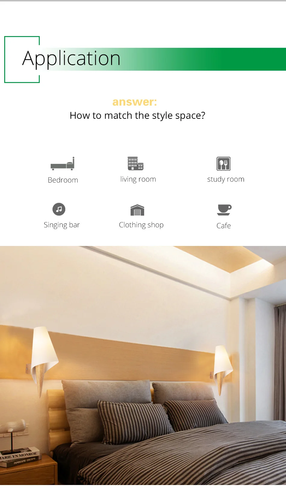 White Indoor LED Wall Lamp Nordic Modern E27 Bulbs Up Down Wall Lights Indoor lighting Foyer Dining Room Bathroom (15)