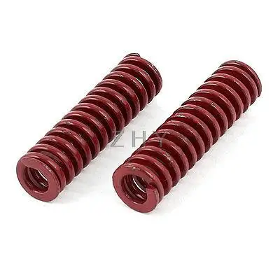 

2Pcs Medium Load Red Spiral Stamping Compression Die Spring 8x30mm