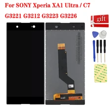 Bloc écran tactile LCD C7 pour SONY Xperia XA1 Ultra, pour modèles G3221, G3212, G3223, G3226=