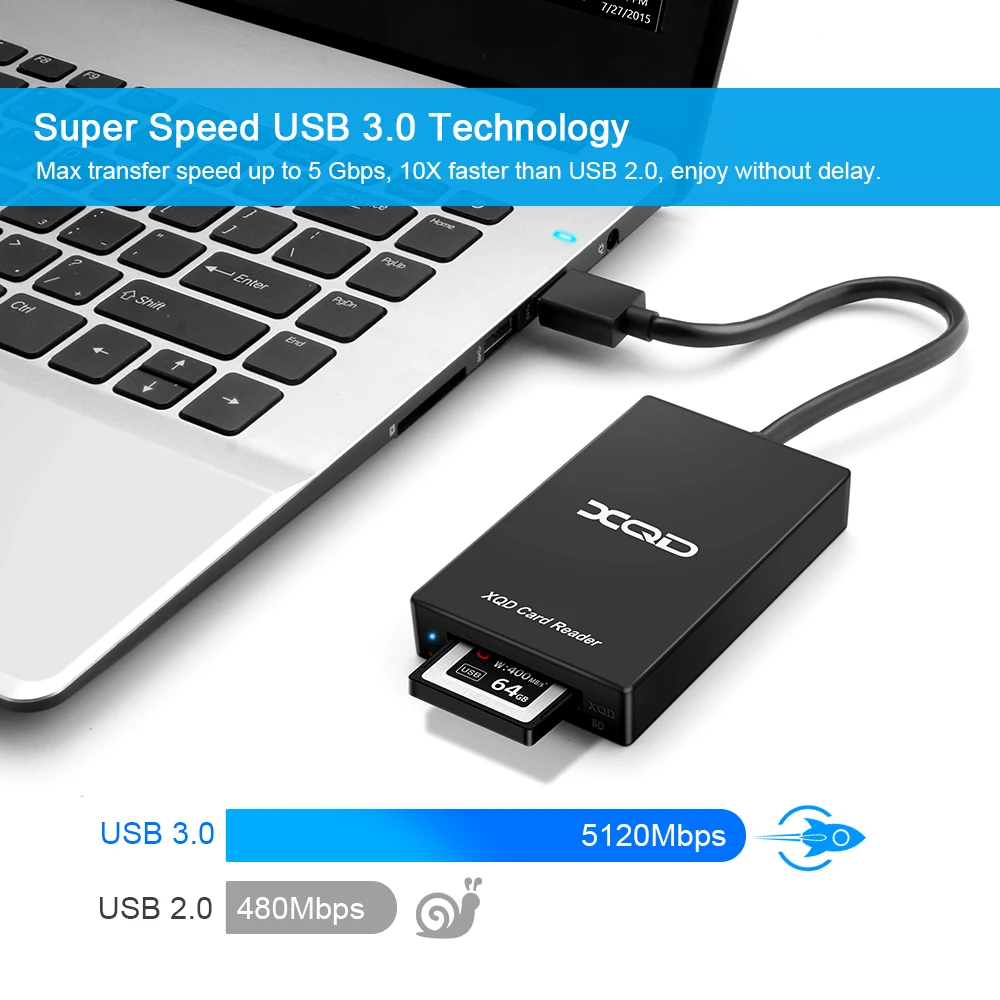 Rocketek USB 3 0 XQD SD устройство для одновременной передачи карт памяти Sony серии M/G