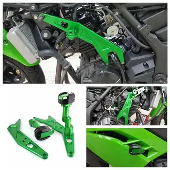 

Motorcycle Frame Sliders Crash Protector Falling Protection Anti Crash Pad Protector for KAWASAKI NINJA250/300 Z250 Z300
