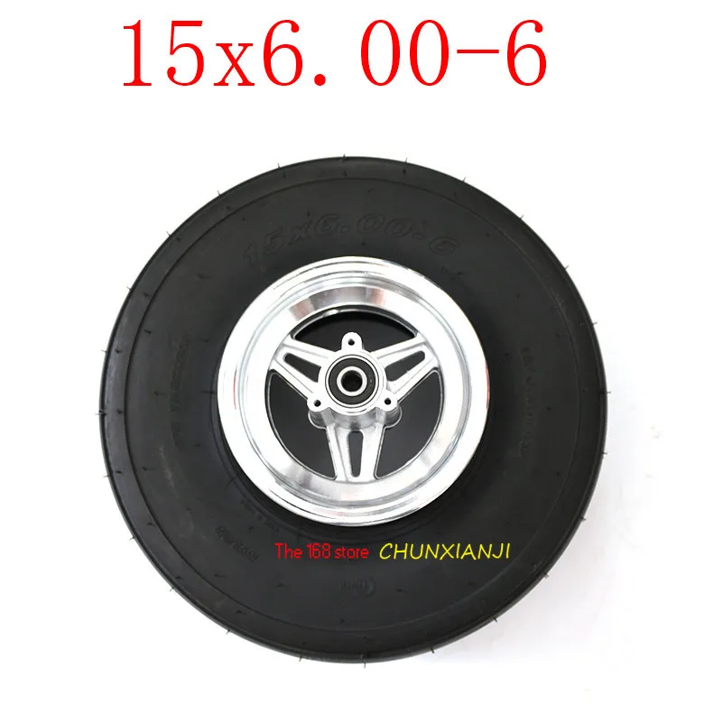 Good Quality Small Harley Widened Tire 15x6.00-6 Motorcycle Rim, Tubeless Tire Four Wheel Tire Vacuum Road Tire