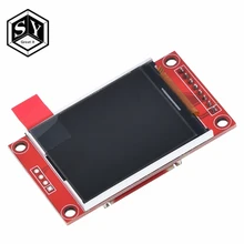 1 pces ótimo it 1.8 polegada tft lcd módulo de tela lcd spi serial 51 drivers 4 io driver tft resolução 128*160