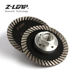 Mini cuchilla de corte de diamante de 75MM, disco de corte para grabado de granito y arenisca, con FIange extraíble M14 5/8   11, Z LEAP