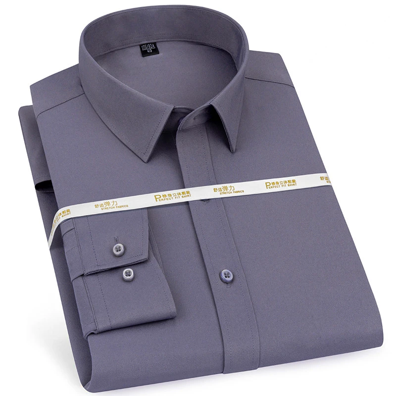 pocketless formal shirts