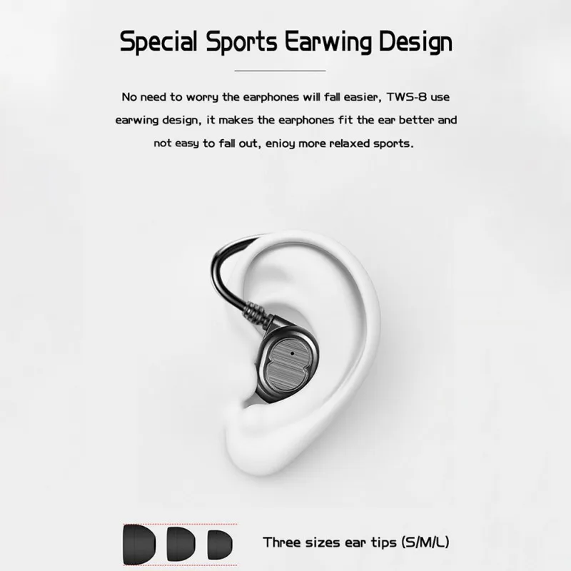 Сенсорное управление DSP Bluetooth наушники водонепроницаемые Hi-Fi супербасы звук беспроводная гарнитура быстрое подключение Смарт наушники Bluetooth 5,0