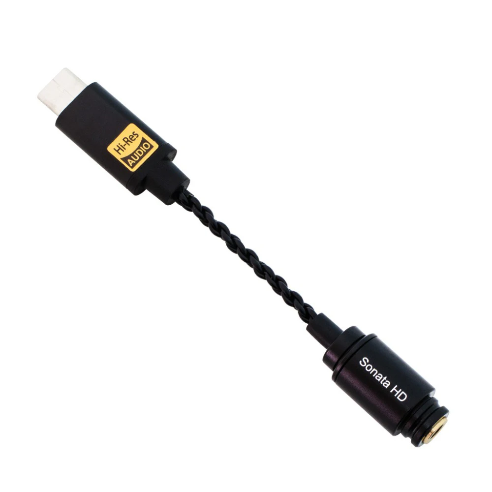 black Усилитель для наушников TempoTec Sonata HD TYPE C до 3,5 мм адаптер DAC для телефона Android PC MAC Портативное аудио - Цвет: black