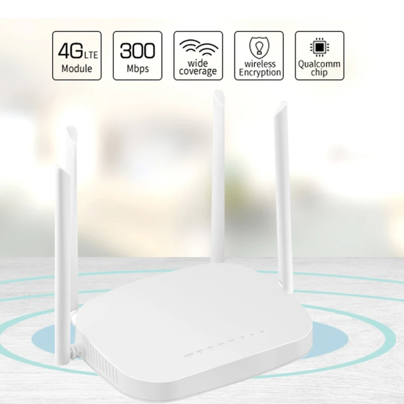 3G/4G LTE Wifi роутер 300 Мбит/с беспроводной 4G CPE роутер с 4 5Dbi антенной поддержка 4G в LAN устройство