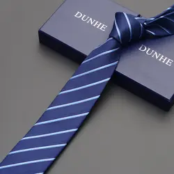 Высокое качество, новинка 2019, шелковые свадебные галстуки для мужчин, тонкий галстук 6 см, дизайнерский бренд, черный, синий галстук на шею в