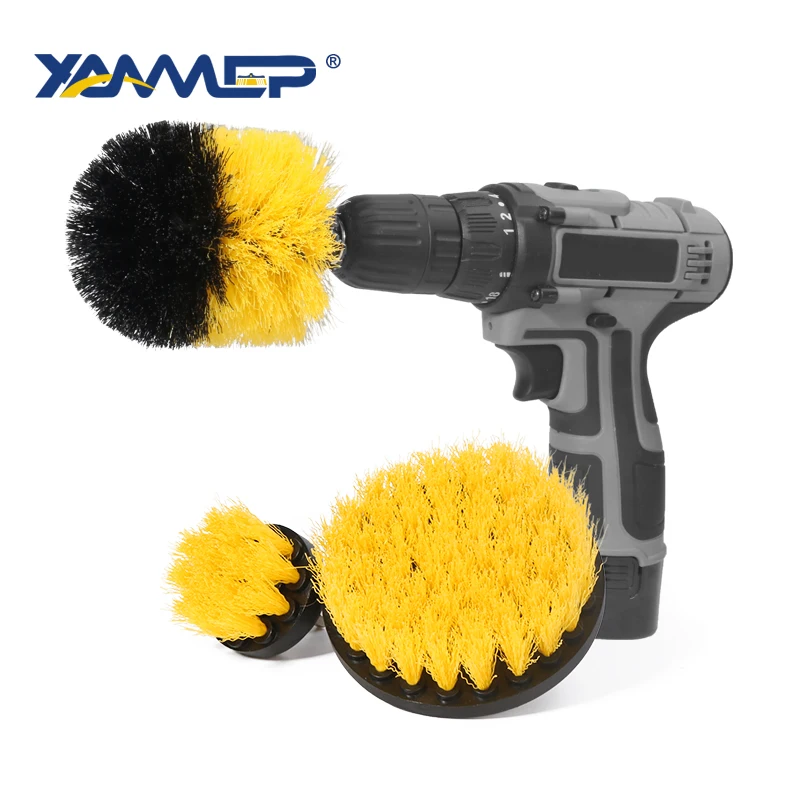 Щетка для мытья автомобиля 3 штуки сверлильный ACTIVATEDBRUSH комплект чистки