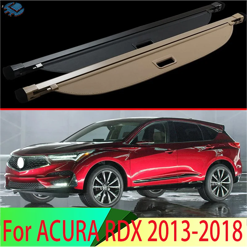 For ACURA RDX 2013--Aluminum+Canvas Rear Cargo Cover Privacy Trunk Screen Security Shield Shade Accessories