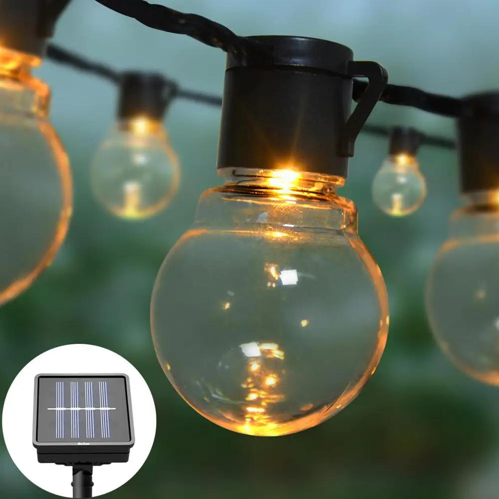 Fairy Garden Lights Solar : 10 20 Led Bulb Lamp Solar Power String