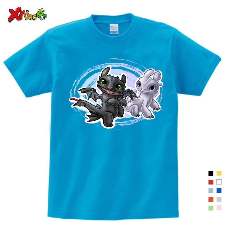 Baby Boy Summer T Shirt How To Train Your Dragon Kids Tops Tee T-shirts Sports Wear Casual Clothes Children TShirt Unisex