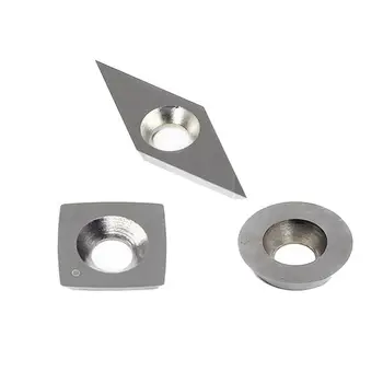 

Silver Carbide Cutters Inserts Set Wood Lathe Turning Tools For Woodworking Milling Cutter Blade