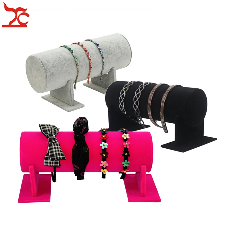 Подставка-органайзер бархатная для ювелирных изделий 30 см | Украшения и