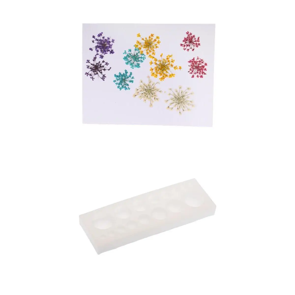 DIY Silicone Mold Making Jewelry Resin Mould With Real Pressed Dried Flowers