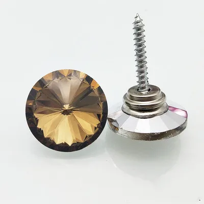 Diamond Crystal Upholstery Nails Buttons Studs Diameter 20mm Sofa Accessory Wall Decoration 20 pcs