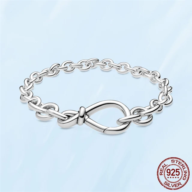 TOP SALE 925 Sterling SILVER Heart Snake Chain Fashion Bracelets For Women Fit Original Pandora Charm Beads Jewelry Gift PAB017