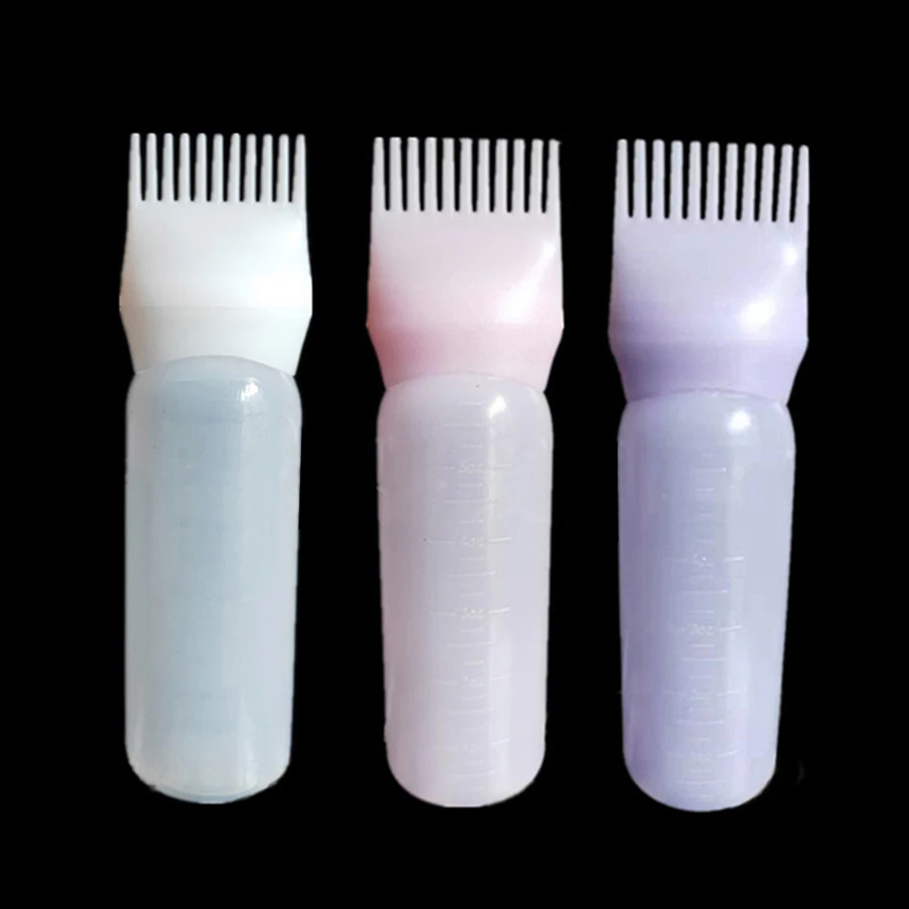 

Hair Dye Bottle Applicator Brush Dispensing Salon Hair Coloring Dyeing Bottles Hairdressing Styling Tool 120ML