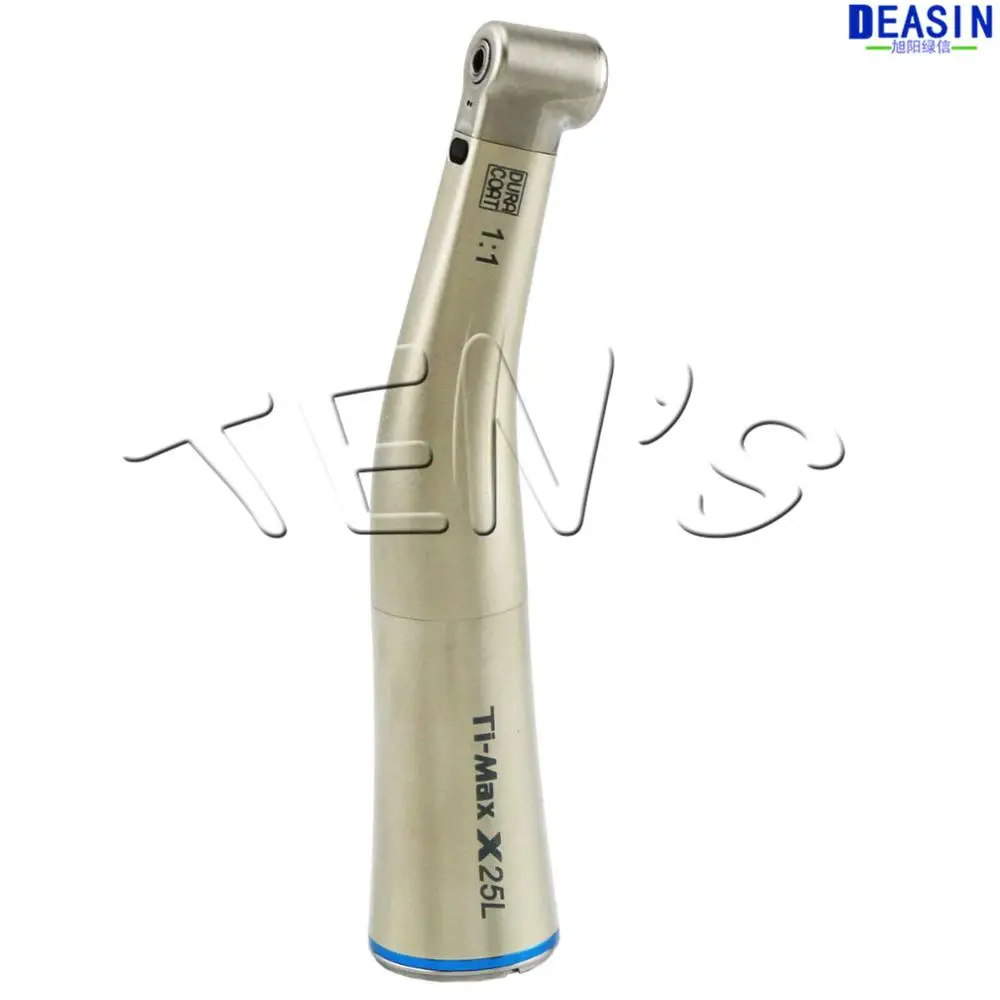 1pc x dental handpiece 1: 1 fiber optic handpiece against angle red increase for dental micromotor