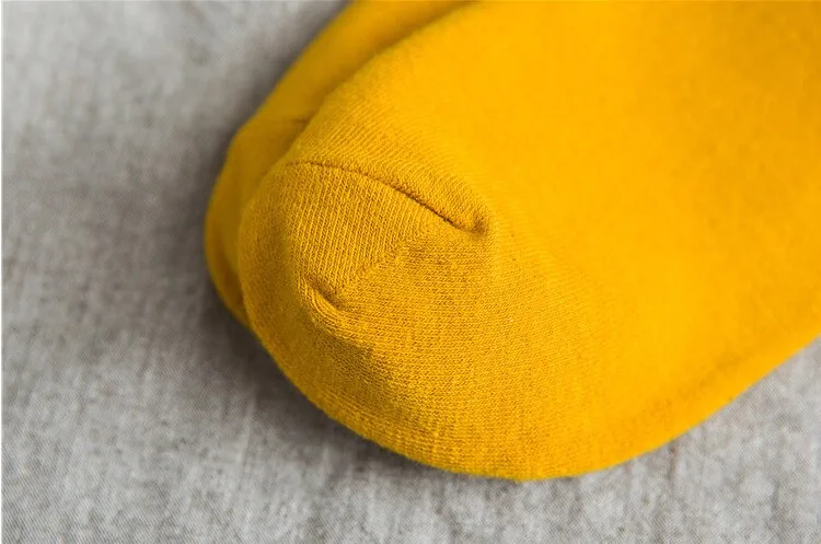 Harajuku/милые хлопковые носки ярких цветов повседневные женские короткие носки модные однотонные простые носки для девочек
