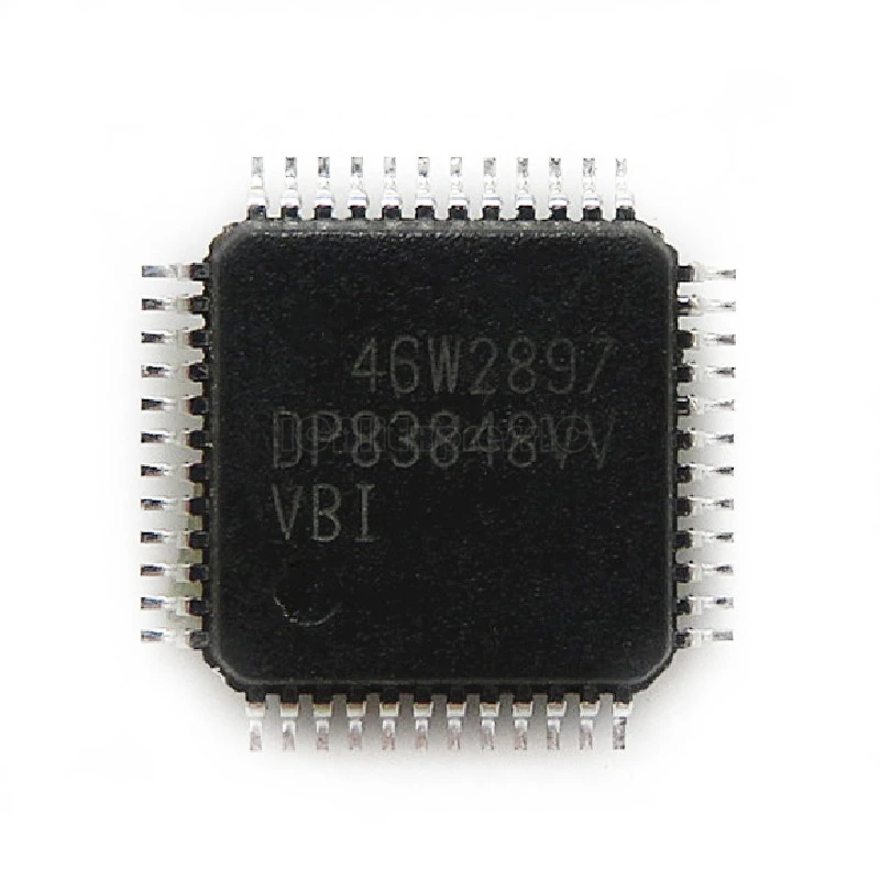 1pcs/lot DP83848 DP83848VV DP83848CVV DP83848IVV QFP-48 New original IC In Stock afbeelding