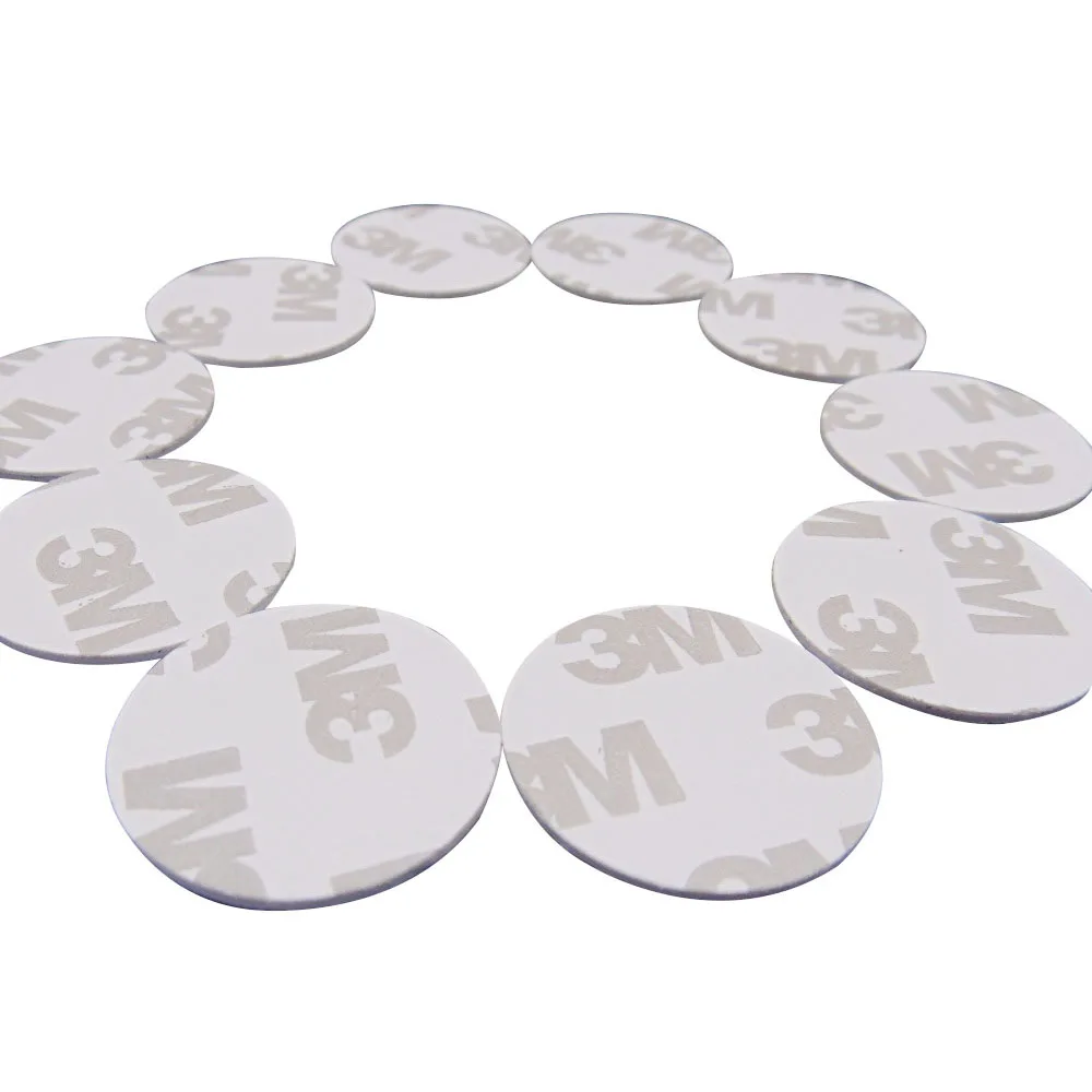 

(10PCS/LOT) New Dellon Stickers Smart 3M FM1108(M1 S50) RFID 13.56Mhz Tags NFC PVC Coin Cards