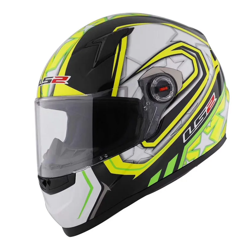 LS2 полный уход за кожей лица гоночный мотоциклетный шлем Каско Capacete шлем мото шлемы каск руля Caschi для Suzuki мотор FF358 классический - Цвет: 2