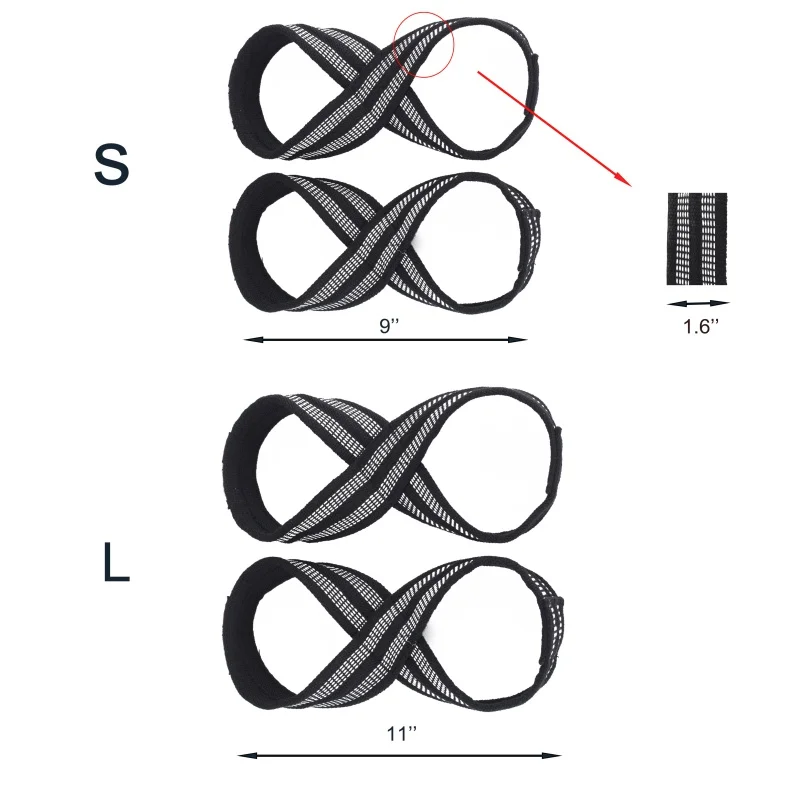 2 шт./компл. Рисунок 8 ремешок для поднятия веса DeadLift наручный ремешок для подтягивания горизонтальный бар Powerlifting пояс для тренажерного зала фитнес бодиб