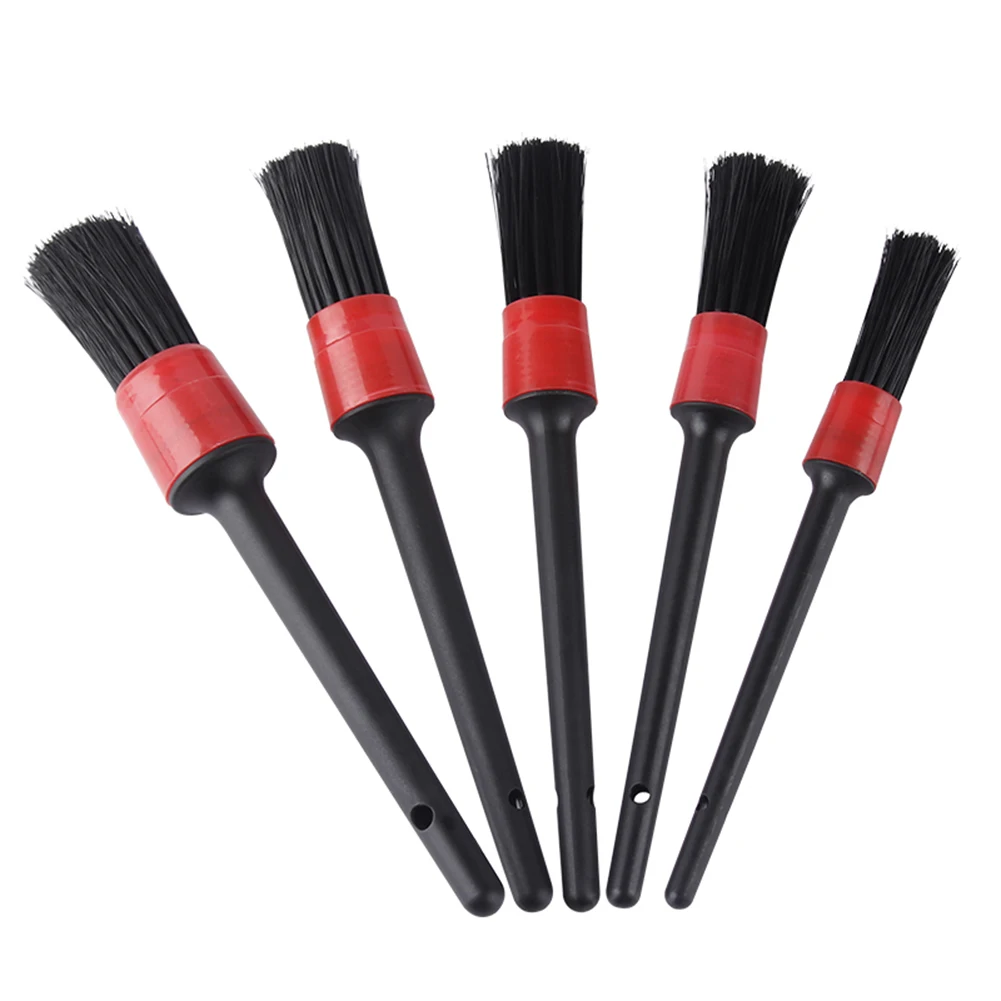 5pcs Car Detailing Brush Auto Cleaning Dashboard Air Outlet Clean