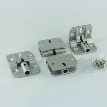 

4 pcs of bi-fold hinge flip hinges table extension flush mount self lock grey