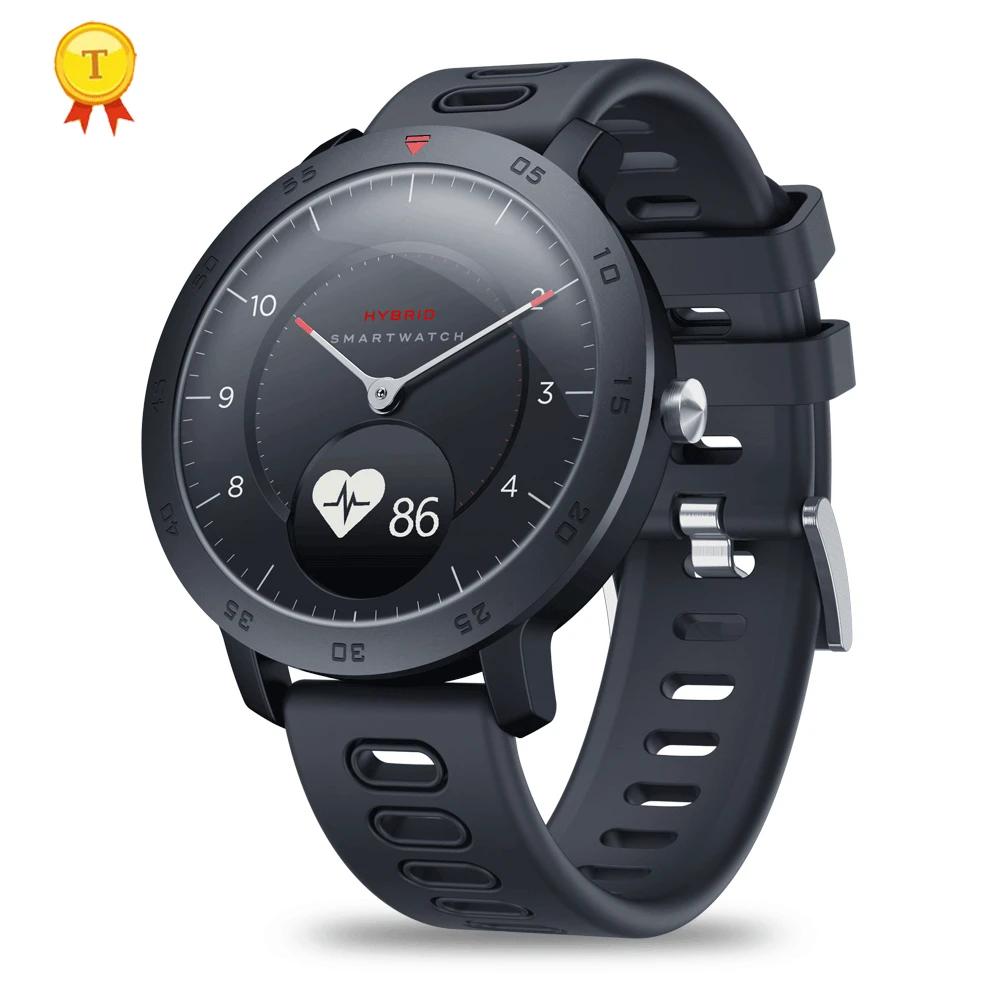 

Zeblaze HYBRID Heart Rate Blood Pressure Monitor Weather Temperature Reminder Dual Modes Mechanical Hands Smart Watch PK Vibe 3