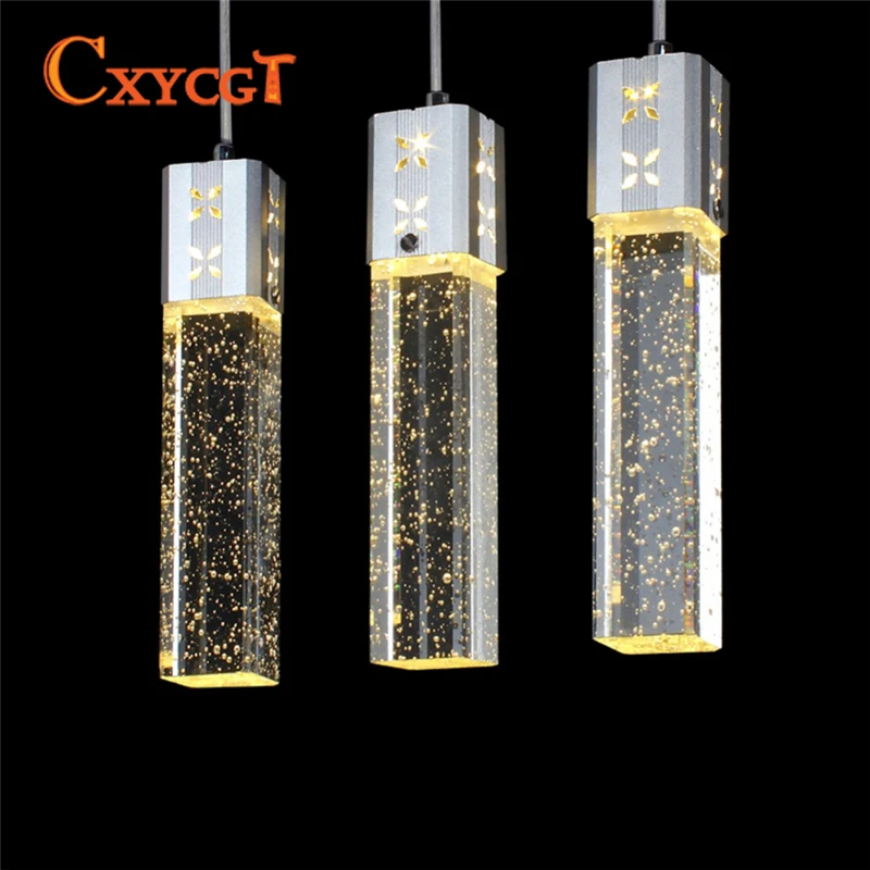 

Modern Minimalist LED Bubble Chandelier Stairs Bedroom Kitchen Lighting