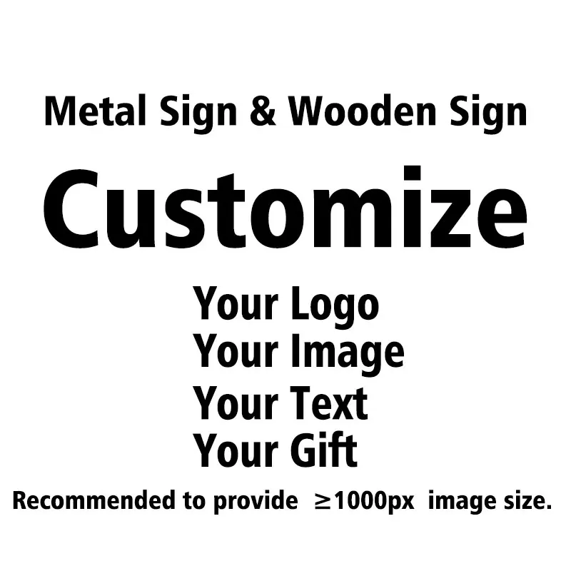 Customized Metal Sign 20x30CM 15X30CM 30X40CM Tin Sign Vintage Plaque Wall Decor Bar Home Decor Gift For Birthday metal wall signs metal signs metal wall art