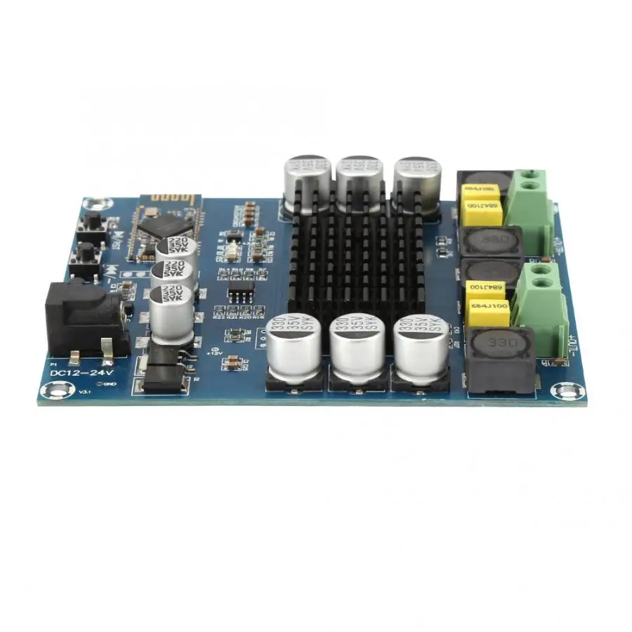 TPA3116D2 Bluetooth 4,0 двухканальный 120 Вт+ 120 Вт Цифровой аудио усилитель доска с акриловым чехол усилитель звука Bluetooth