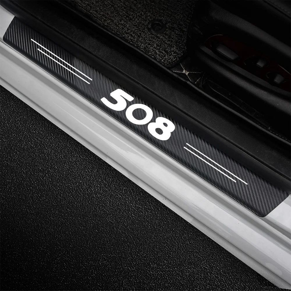 4 шт. для PEUGEOT 508 2010 2011 2012 2013 2014 2015 2016 2017 2018 2019 2020 2021 продукты Стикеры автомобильные