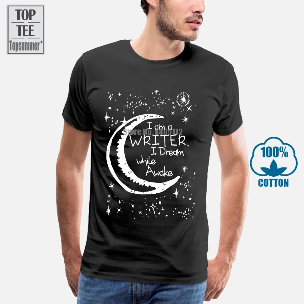 Футболка с надписью I Dream While Awake Am A Writer |