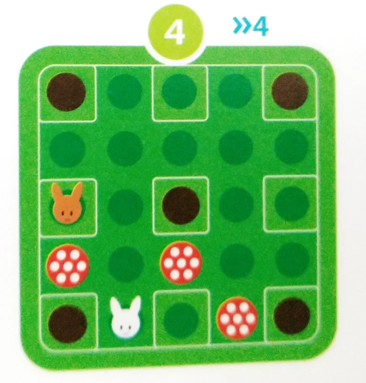 Xiaoguaidan Jump It Rabbit Детская развивающая игрушка Hands-on логика мозга пространство мышление логическое мышление игра для родителей и детей