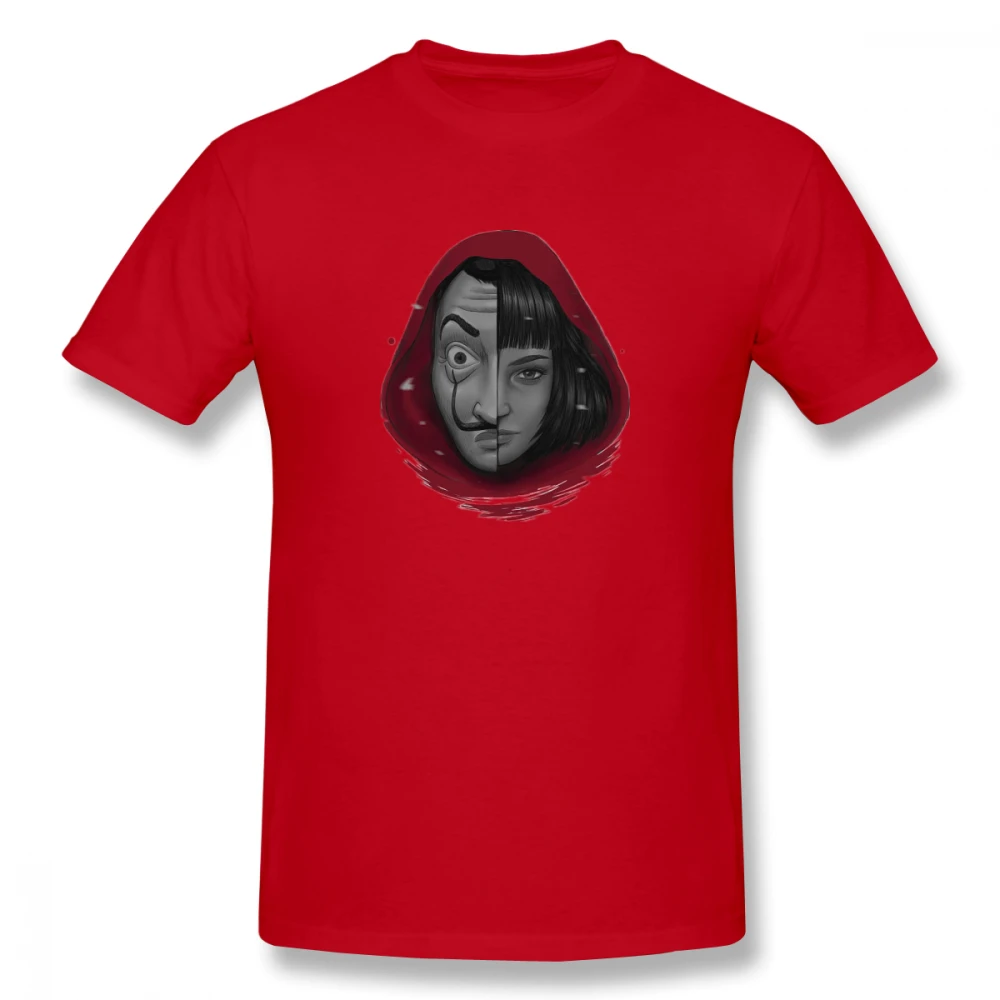 La Casa De Papel The Girl Casual O-Neck Men's Basic Short Sleeve T-Shirt 100% Cotton Tee Shirt Printed men clothes 2019