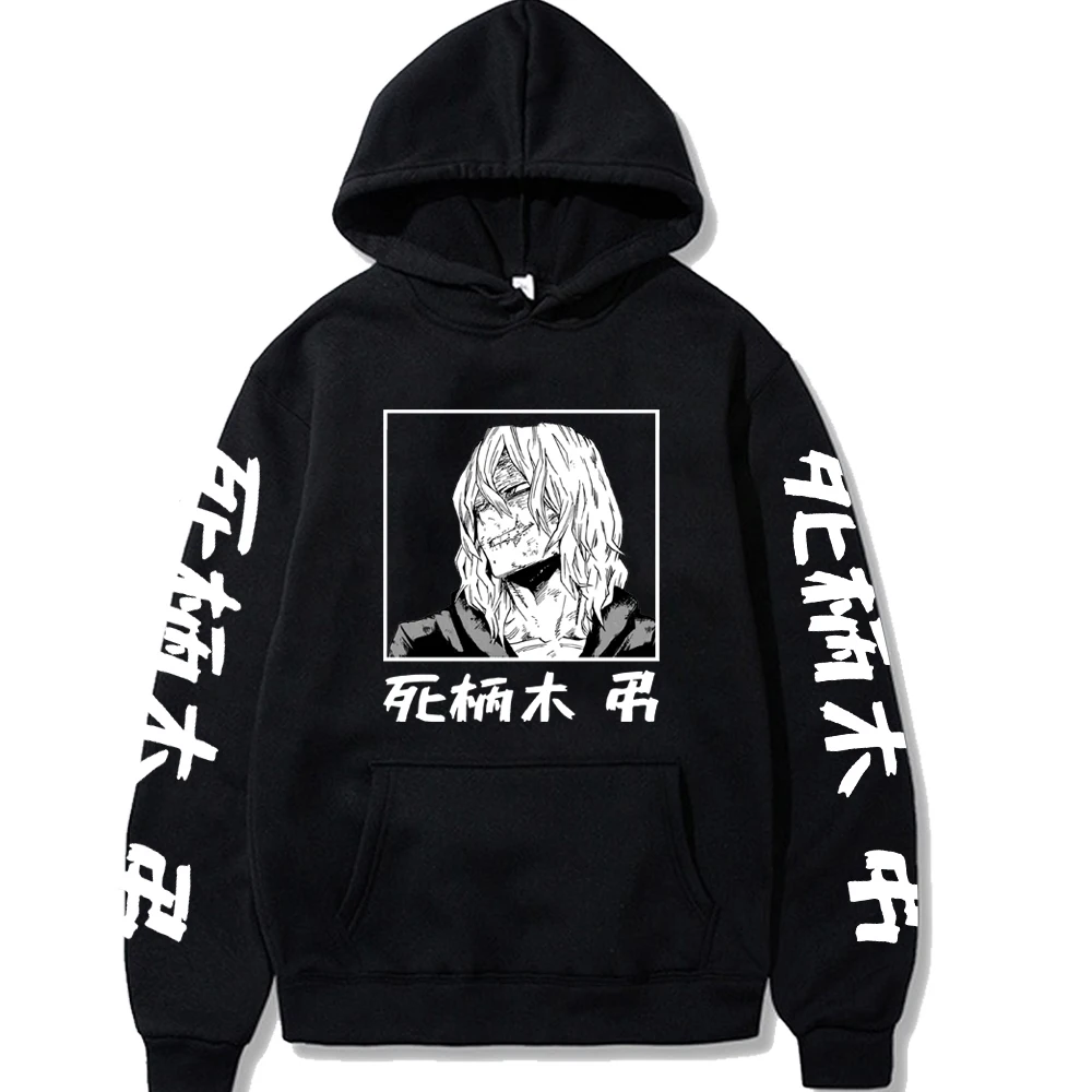 

Harajuku My Hero Academia Shigaraki Tomura Hoodie Men Casual Hoodies Hip Hop Streetwear Men's Sweatshirt Anime Clothes